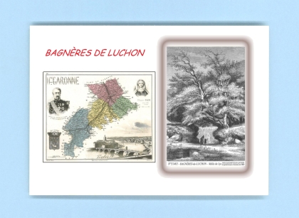 Cartes Postales impression Noir avec dpartement sur la ville de BAGNERES DE LUCHON Titre : vallee de lys