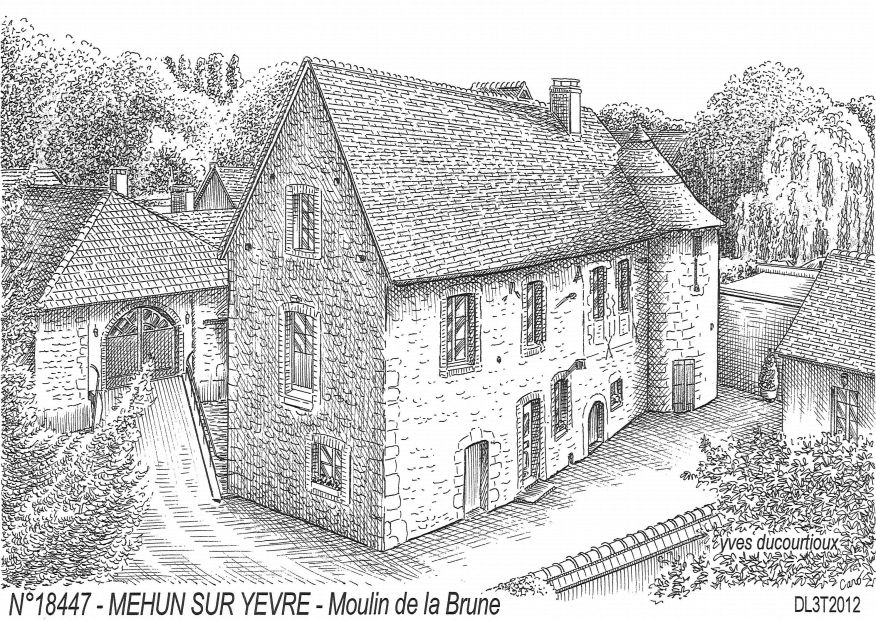 N 18447 - MEHUN SUR YEVRE - moulin de la brune