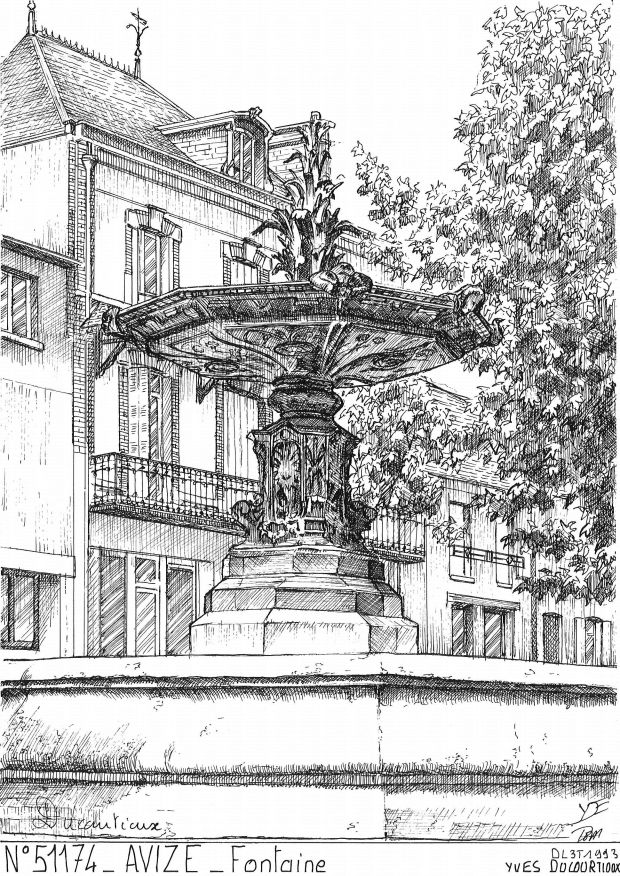 N 51174 - AVIZE - fontaine