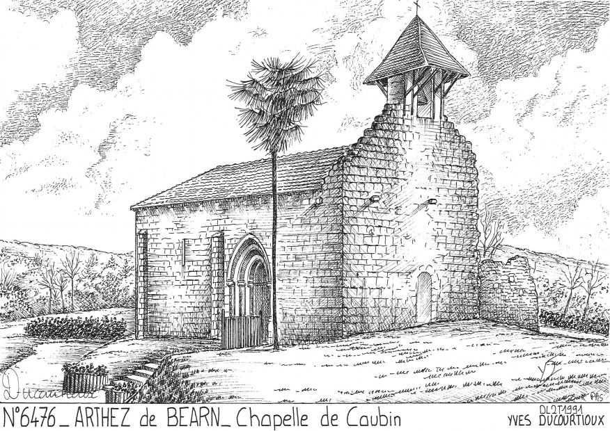 N 64076 - ARTHEZ DE BEARN - chapelle de caubin