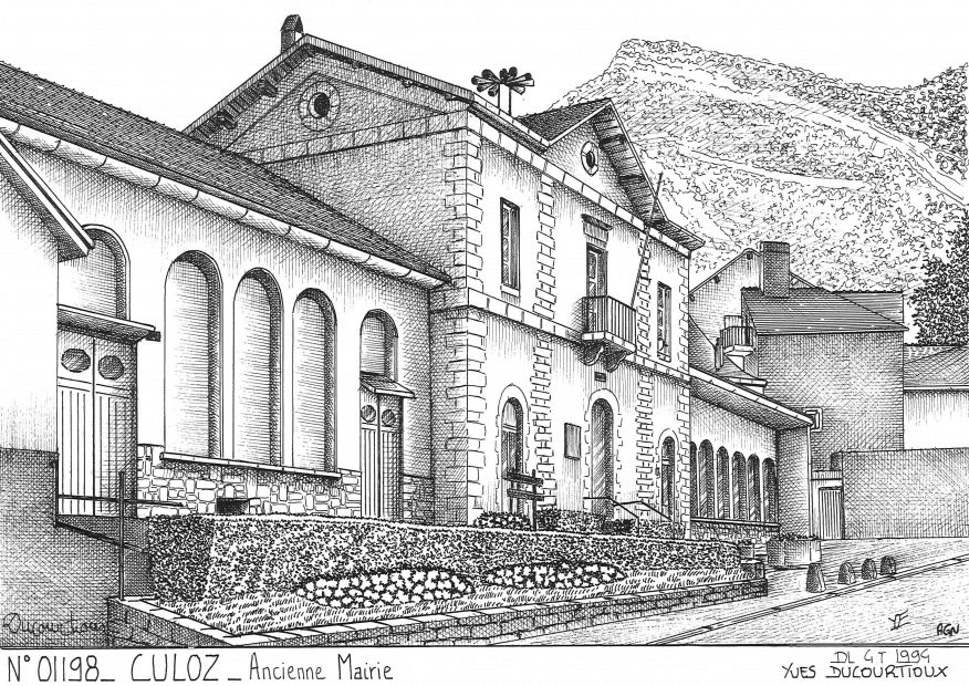 Cartes postales CULOZ - ancienne mairie