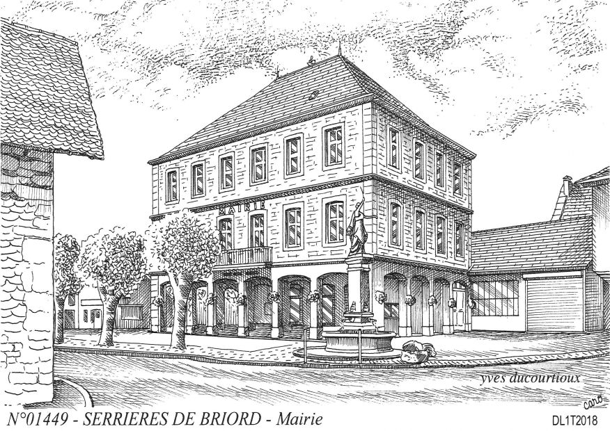 Souvenirs SERRIERES DE BRIORD - mairie