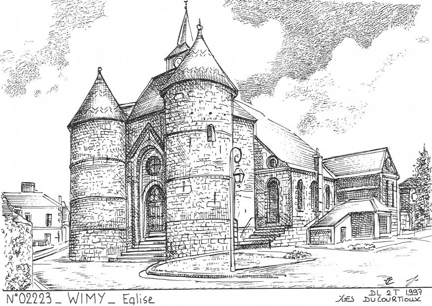 Cartes postales WIMY - glise