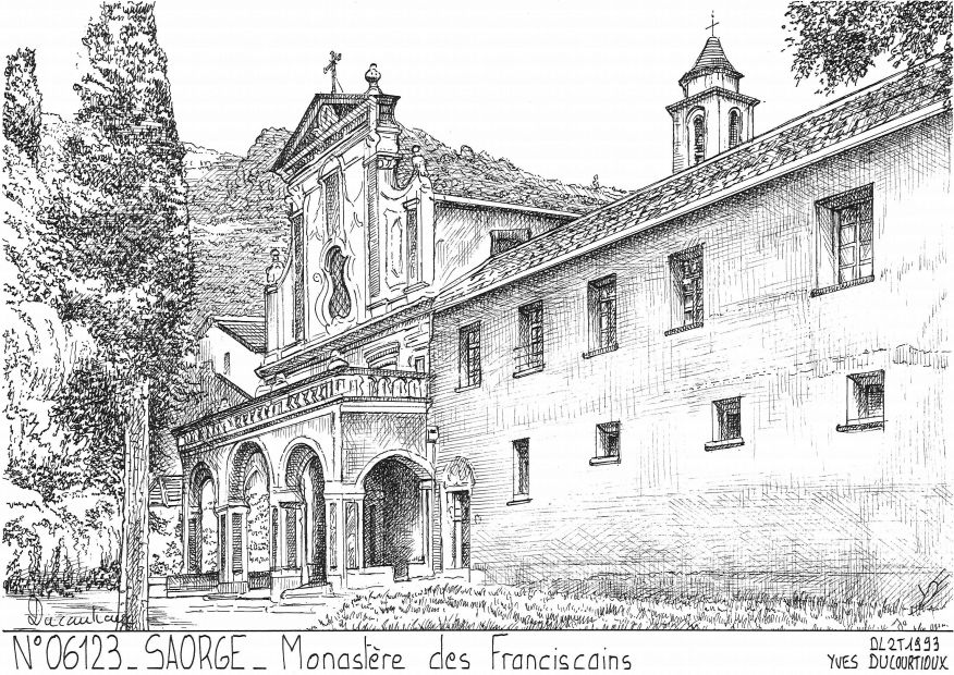 Souvenirs SAORGE - monastre des franciscains