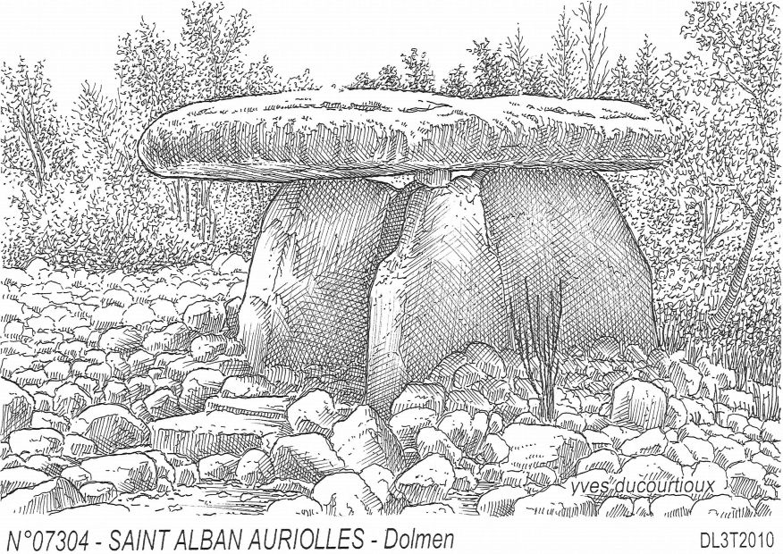 Souvenirs ST ALBAN AURIOLLES - dolmen