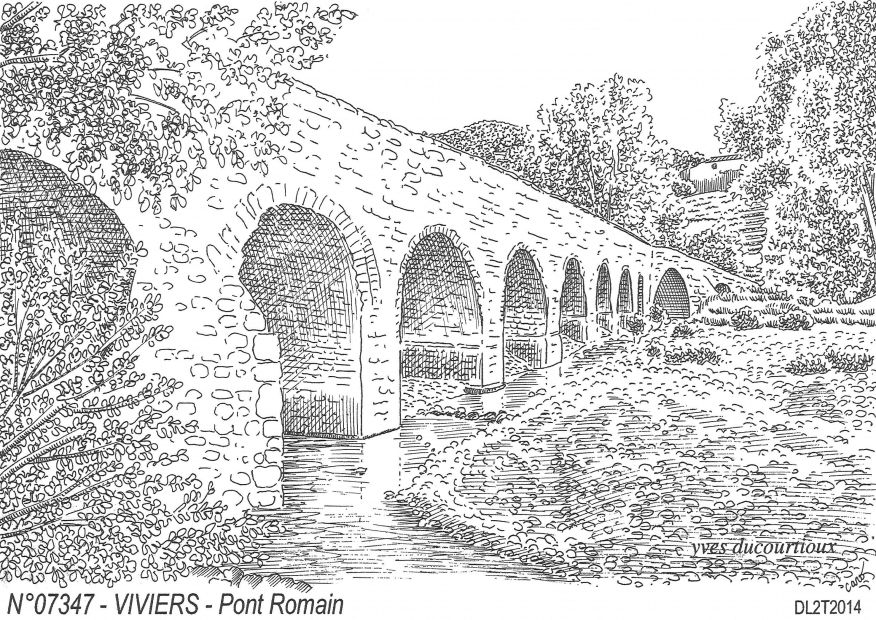 Souvenirs VIVIERS - pont romain