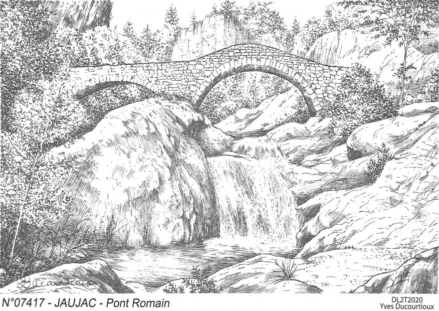 Cartes postales JAUJAC - pont romain