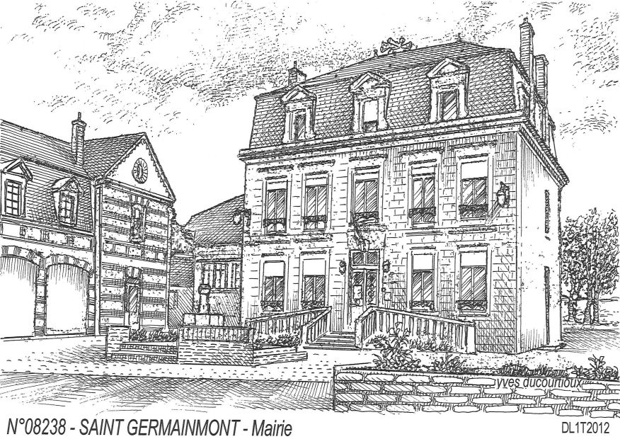 Cartes postales ST GERMAINMONT - mairie