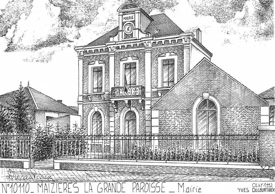Souvenirs MAIZIERES LA GRANDE PAROISSE10 - mairie