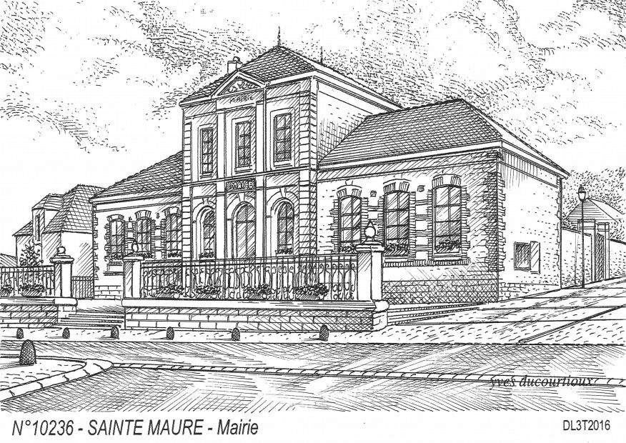 Souvenirs STE MAURE - mairie