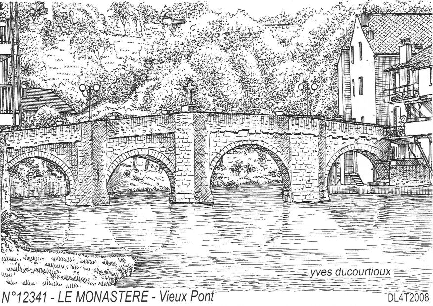 Cartes postales LE MONASTERE - vieux pont