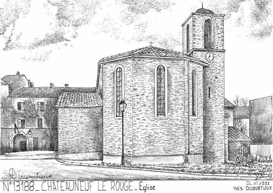 Cartes postales CHATEAUNEUF LE ROUGE - glise