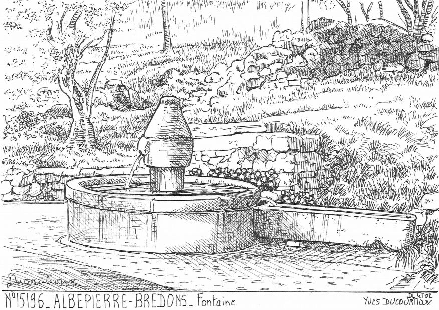 Souvenirs ALBEPIERRE BREDONS - fontaine