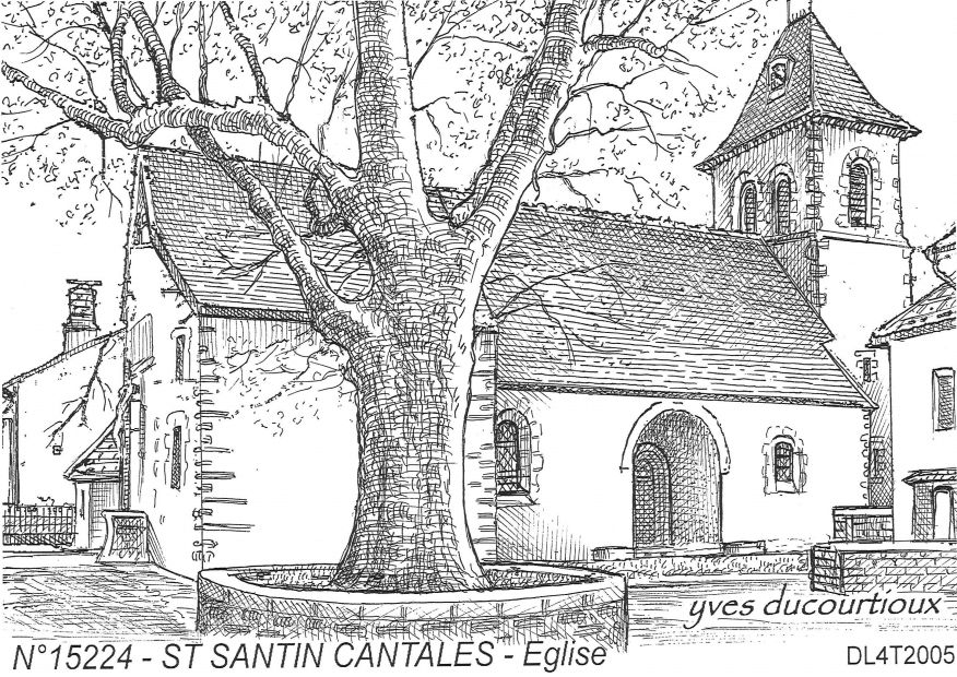 Souvenirs ST SANTIN CANTALES - glise