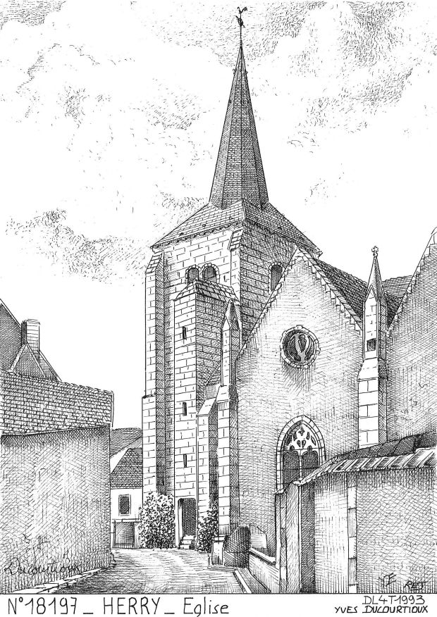 Cartes postales HERRY - glise