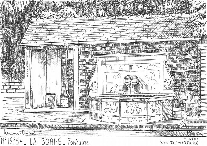 Souvenirs LA BORNE - fontaine