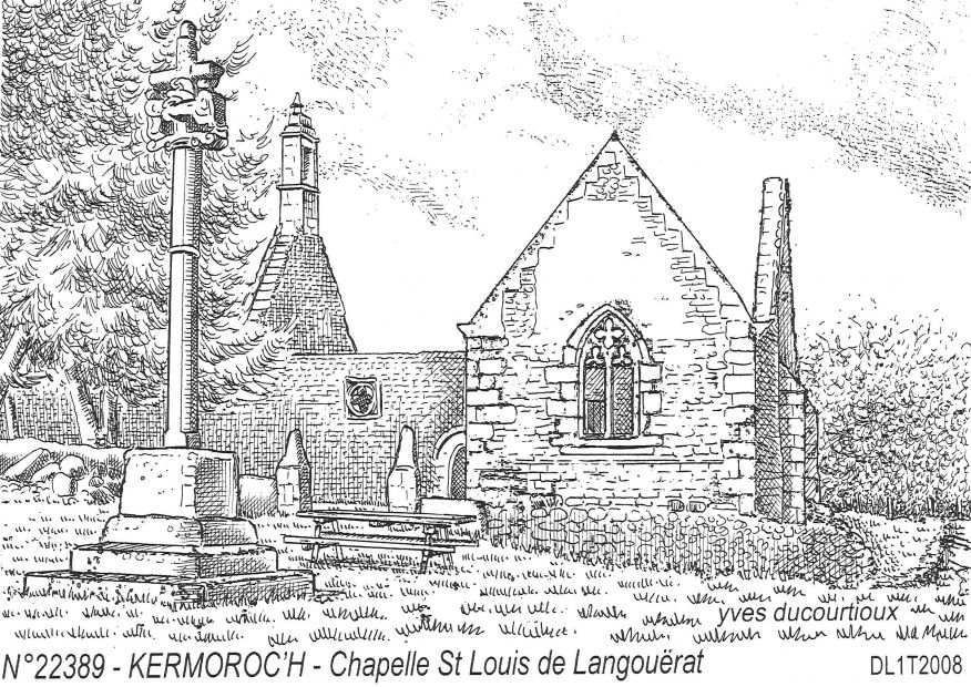 Cartes postales KERMOROC H - chapelle st louis de langoura