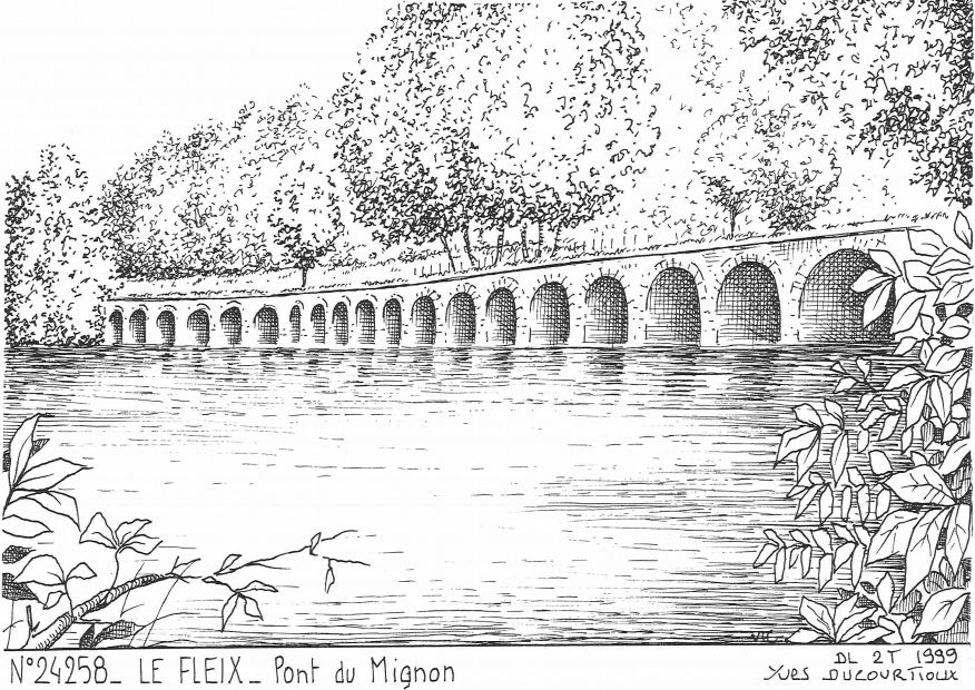 Souvenirs LE FLEIX - pont du mignon