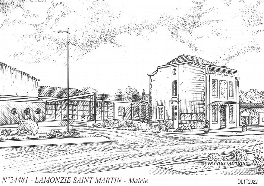 Cartes postales LAMONZIE SAINT MARTIN - mairie