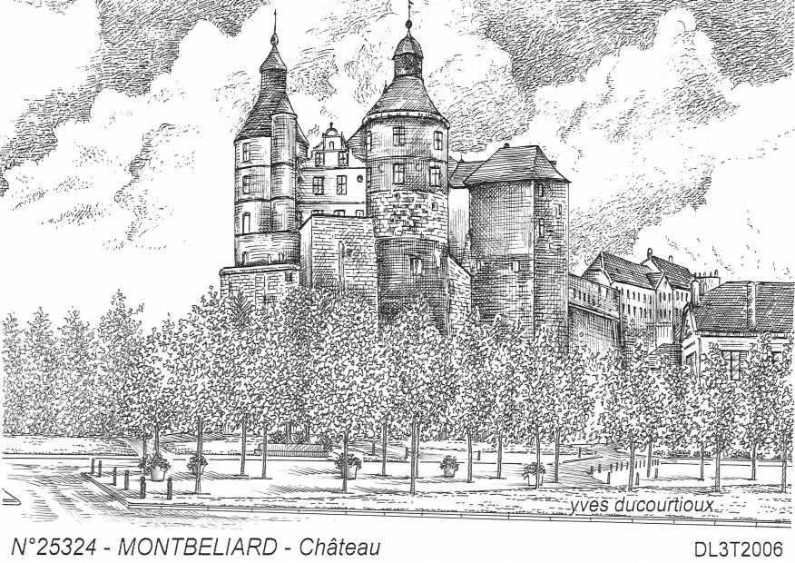 Cartes postales MONTBELIARD - chteau