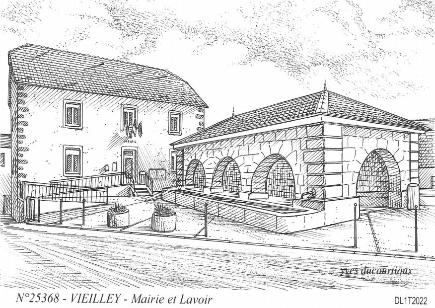 Souvenirs VIEILLEY - mairie et lavoir