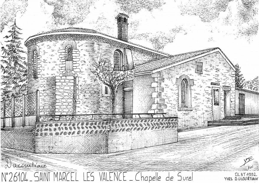 Souvenirs ST MARCEL LES VALENCE - chapelle de surel