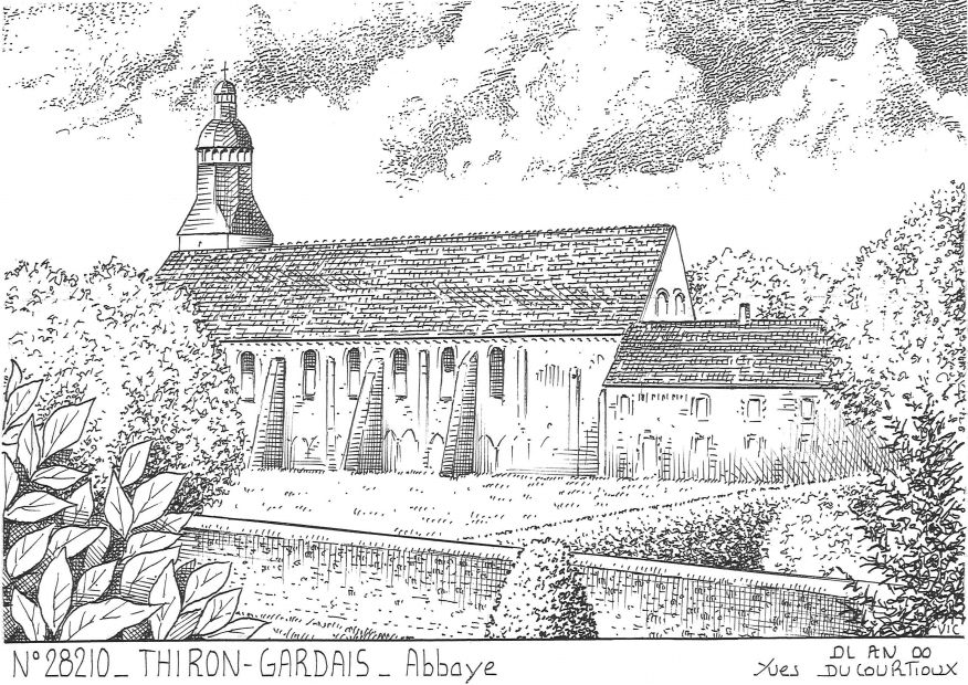 Cartes postales THIRON GARDAIS - abbaye