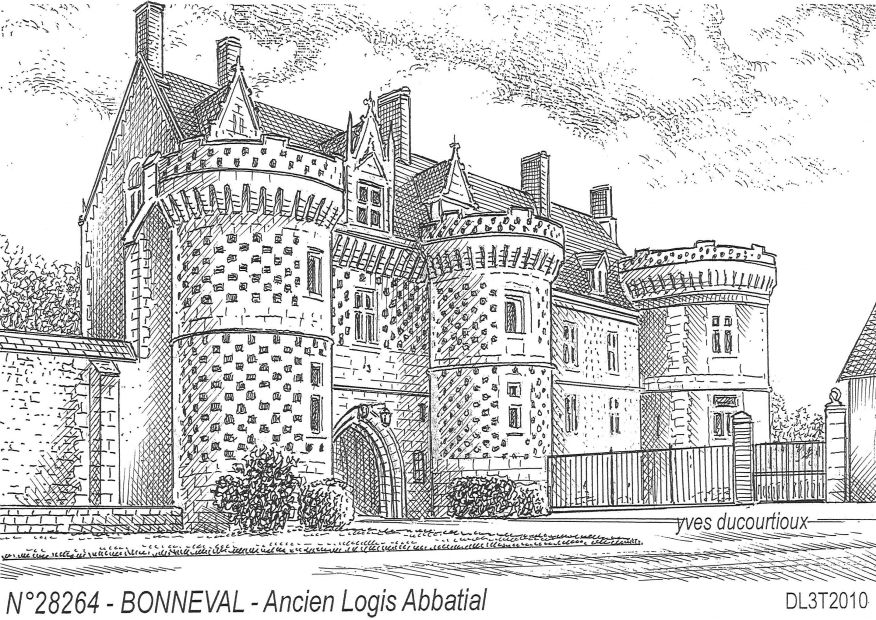 Cartes postales BONNEVAL - ancien logis abbatial