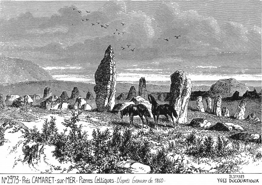 Souvenirs CAMARET SUR MER - pierres celtiques
