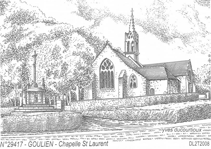Cartes postales GOULIEN - chapelle st laurent