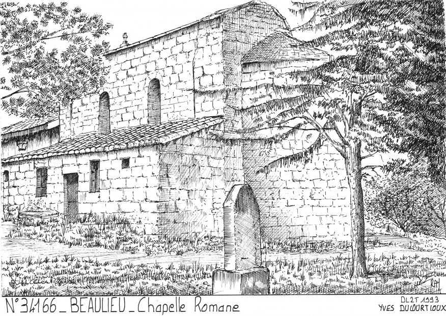 Souvenirs BEAULIEU - chapelle romane