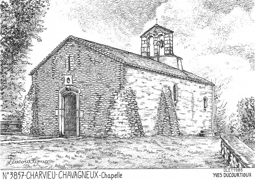 Cartes postales CHARVIEU CHAVAGNEUX - chapelle