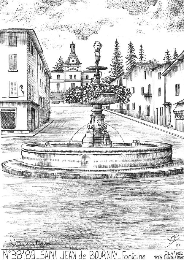 Souvenirs ST JEAN DE BOURNAY - fontaine