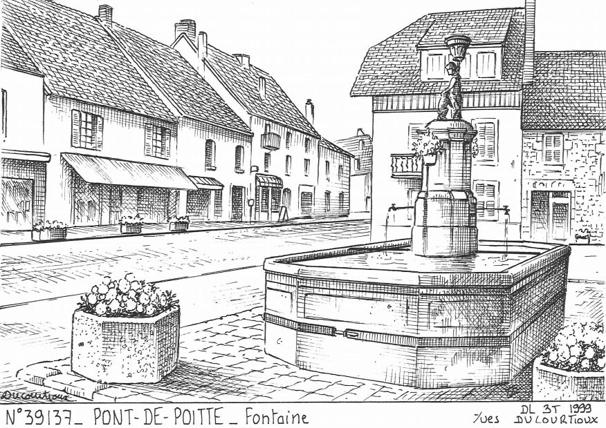 Souvenirs PONT DE POITTE - fontaine
