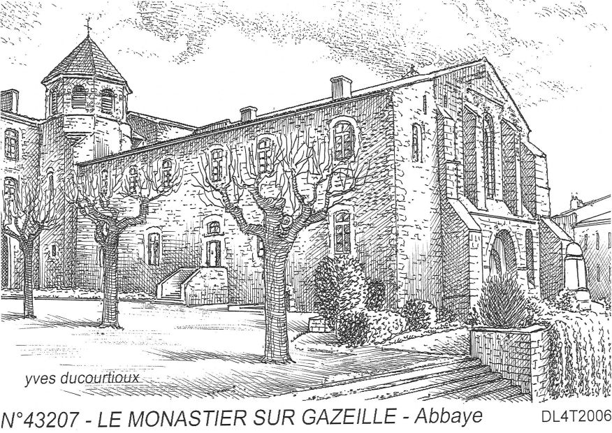 Cartes postales LE MONASTIER SUR GAZEILLE - abbaye