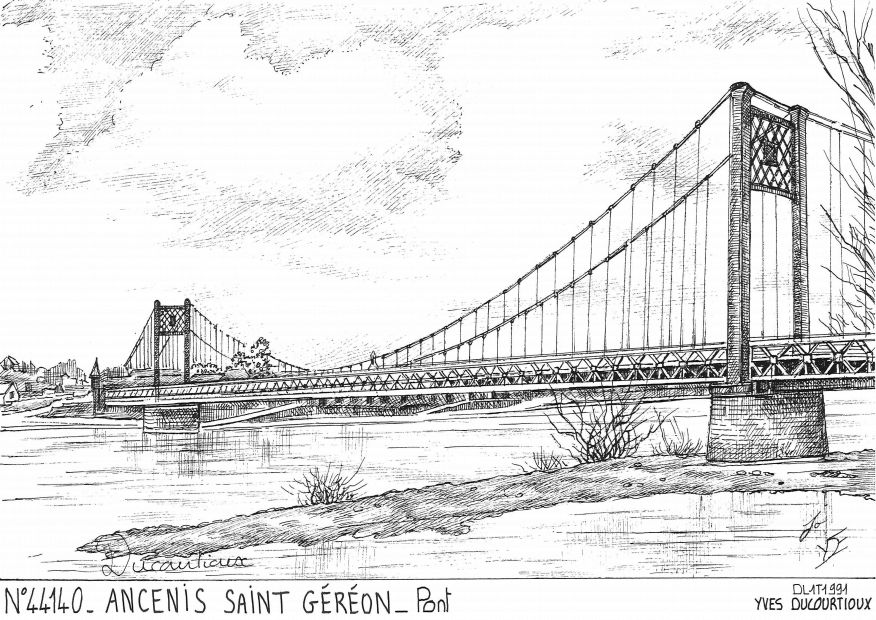 Cartes postales ANCENIS SAINT GEREON - pont