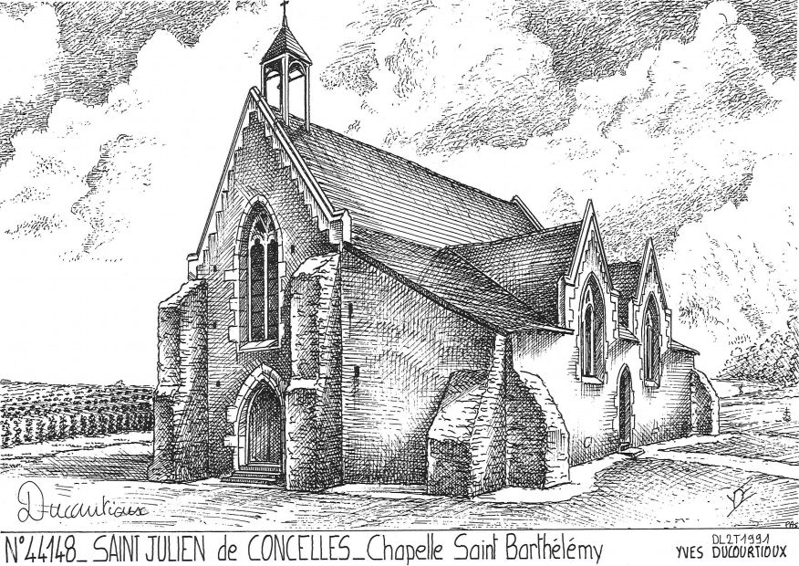 Souvenirs ST JULIEN DE CONCELLES - chapelle st barthlmy