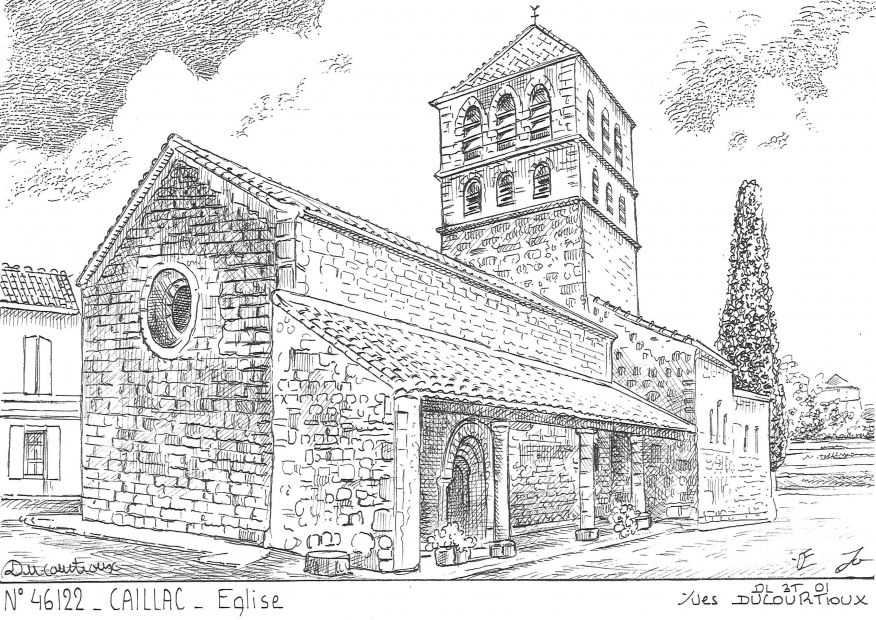 Cartes postales CAILLAC - glise