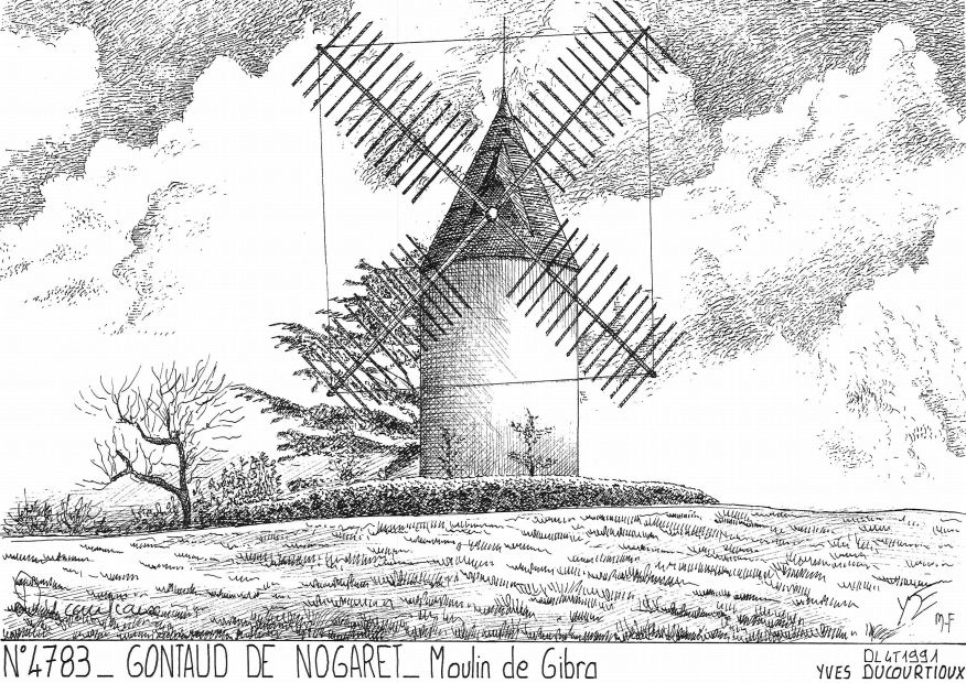 Souvenirs GONTAUD DE NOGARET - moulin de gibra