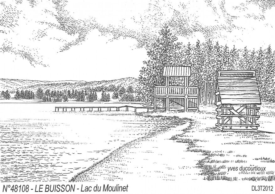 Souvenirs LE BUISSON - lac du moulinet
