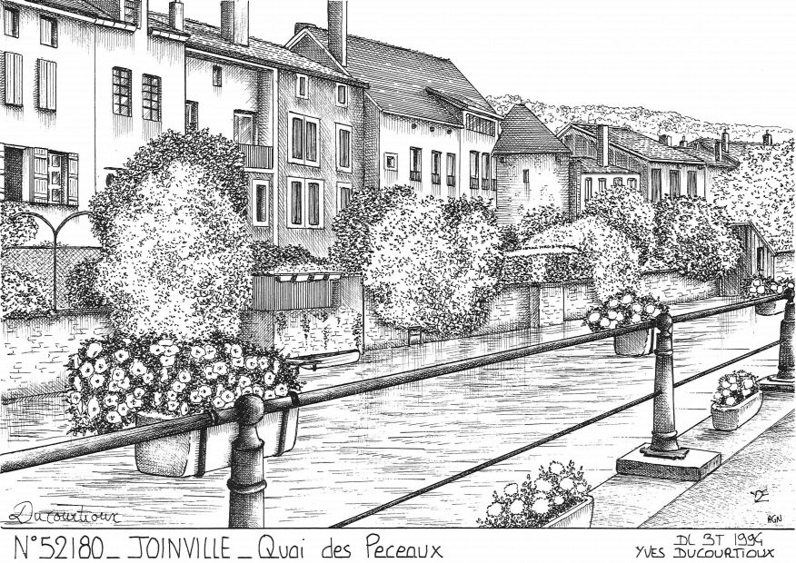 Cartes postales JOINVILLE - quai des peceaux
