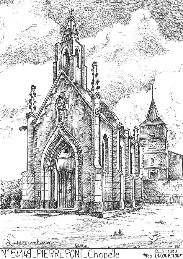 Cartes postales PIERREPONT - chapelle