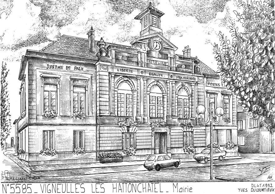 Cartes postales VIGNEULLES LES HATTONCHATEL - mairie