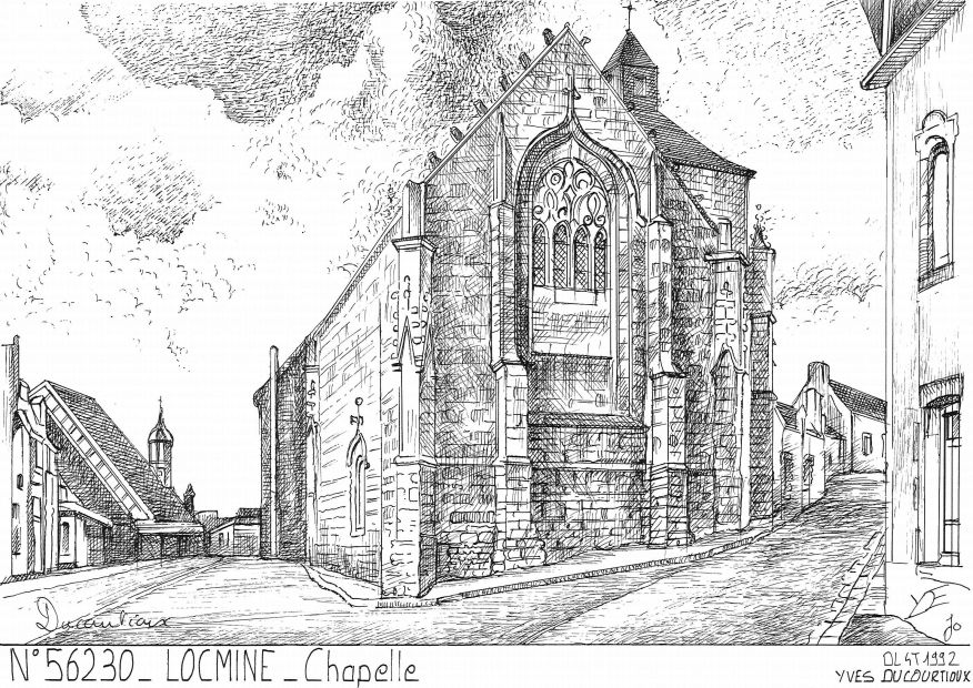 Cartes postales LOCMINE - chapelle