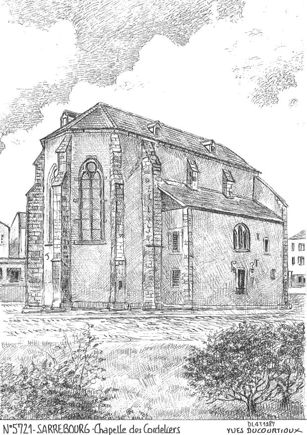 Souvenirs SARREBOURG - chapelle des cordeliers