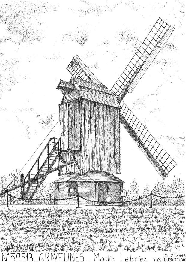 Souvenirs GRAVELINES - moulin lebriez
