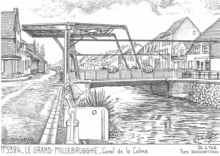 Cartes postales STEENE - canal au grand millebrugghe