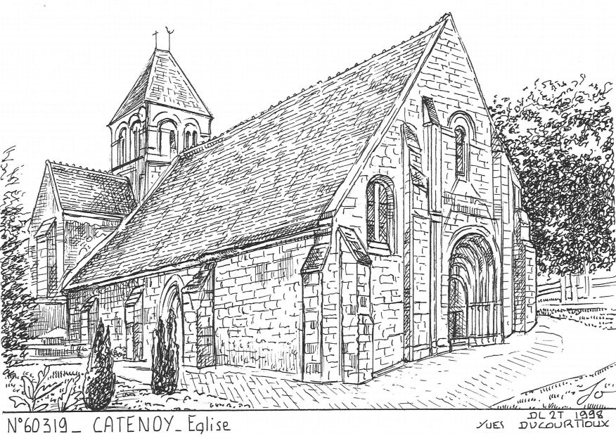 Cartes postales CATENOY - glise