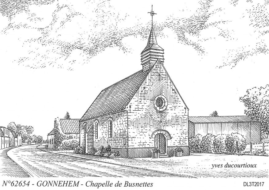 Cartes postales GONNEHEM - chapelle de busnettes