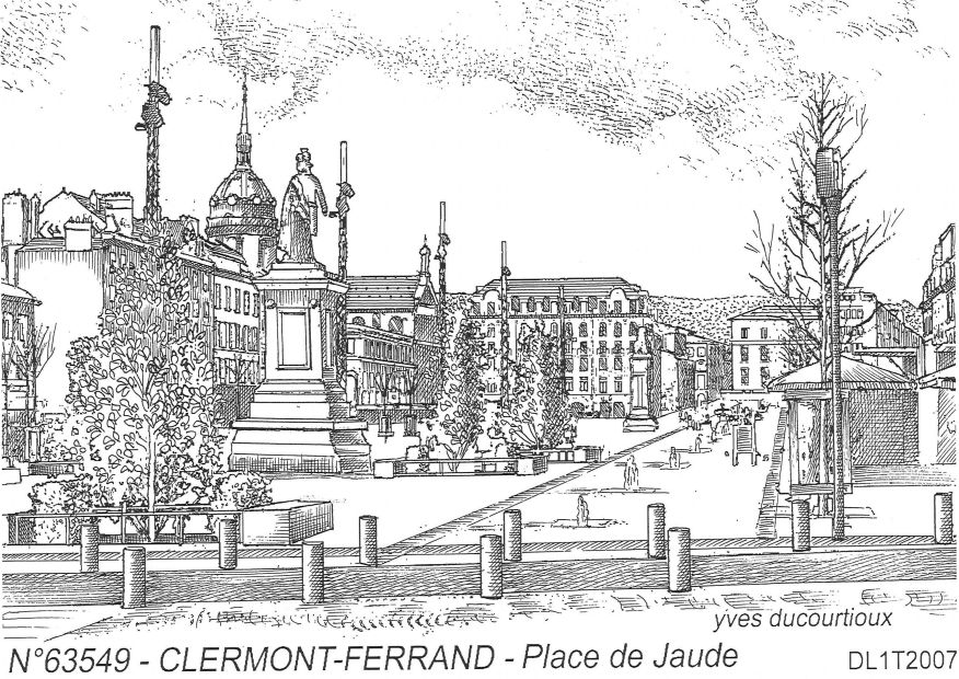 Cartes postales CLERMONT FERRAND - place de jaude